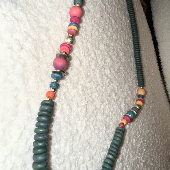 From the Islands Handcrafted Boho Treasures Beaded Necklace - Picture 2 of 5